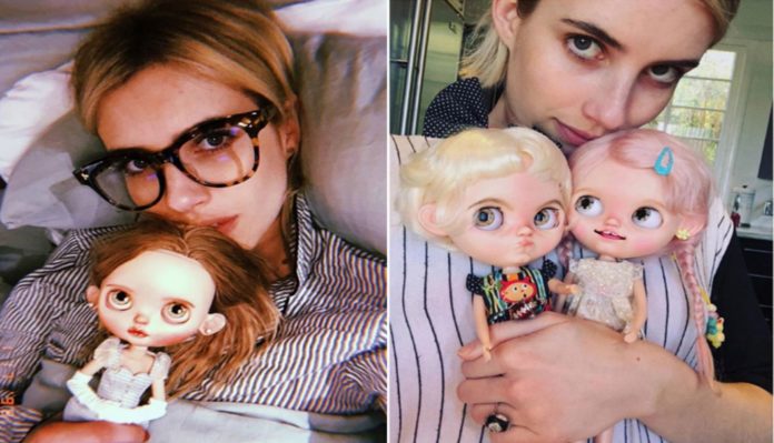 Whoa! Actress Emma Roberts obsessed with creepy dolls