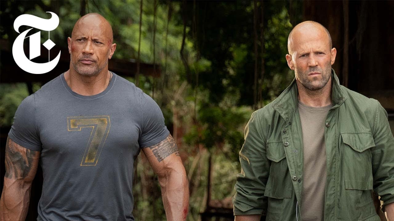A poster is shared by The Rock for 'Hobbs & Shaw'