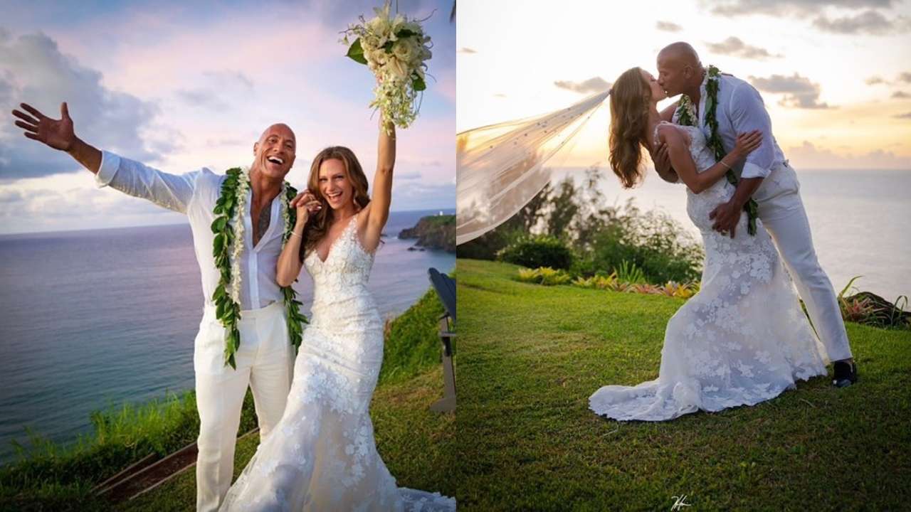 Dwayne Johnson AKA 'The Rock' Just Got Married To His Long Time Girlfriend Lauren Hashian