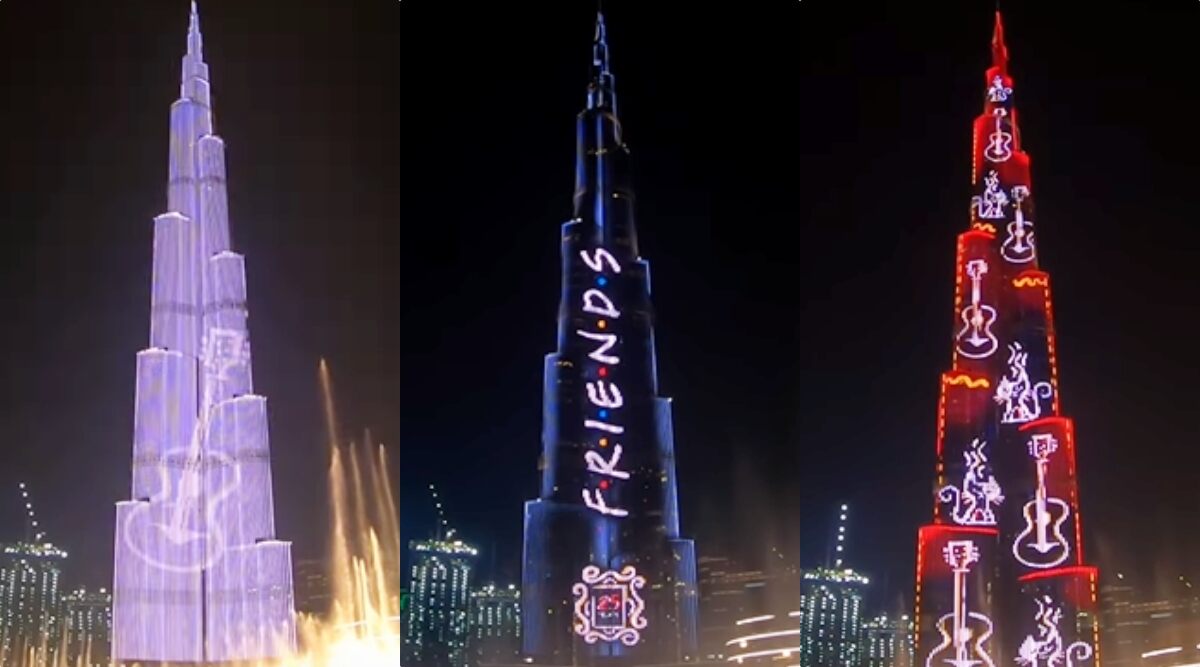 Burj Khalifa Celebrates 25 Years Of F.R.I.E.N.D.S In The Most Iconic Way
