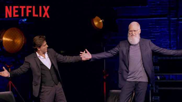 Promo For Netflix's Special With David Letterman & SRK