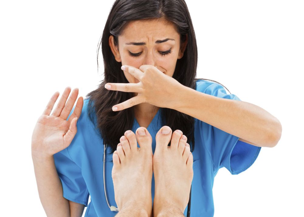 People With Foot Odour