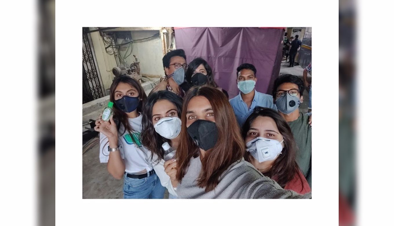 Coronavirus Scare: Actress Rakul Preet Shoots With Masked Crew, Check Out Pics