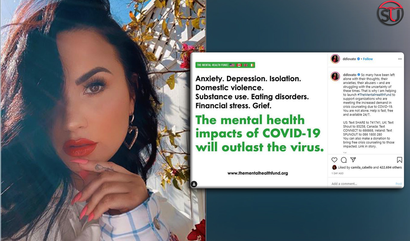"Seeking Help Is Strength Not Weakness" Says Demi Lovato To Those Struggling With Mental Health