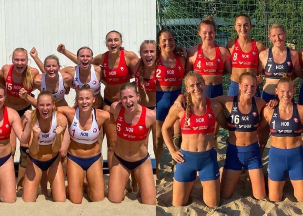 norway women beach handball team