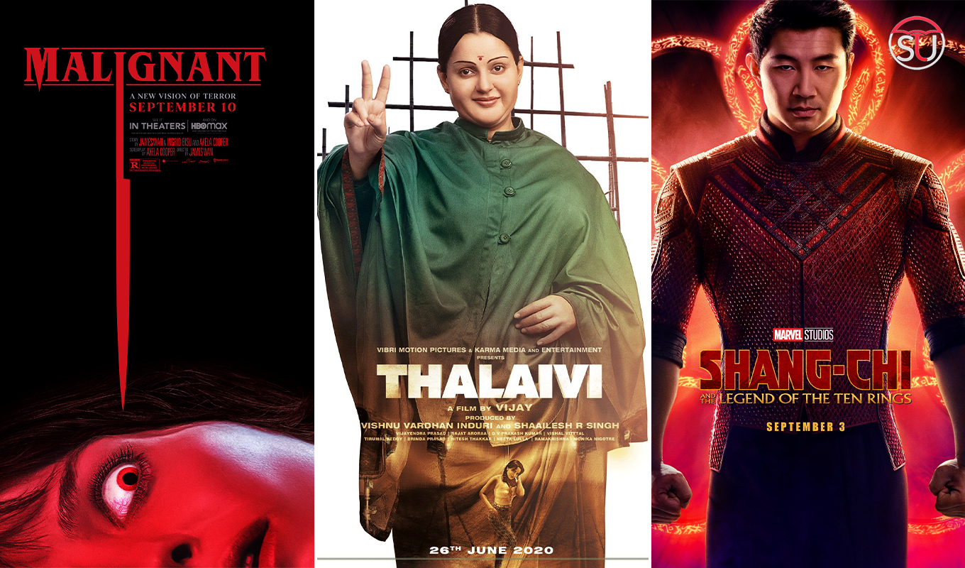 From Thalaivi To Bhoot Police, Upcoming Movies In September 2021 To Watch