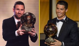 Messi After Winning Ballon D’Or Thinks Somebody Else Deserves It, Ronaldo Criticizes Organizer