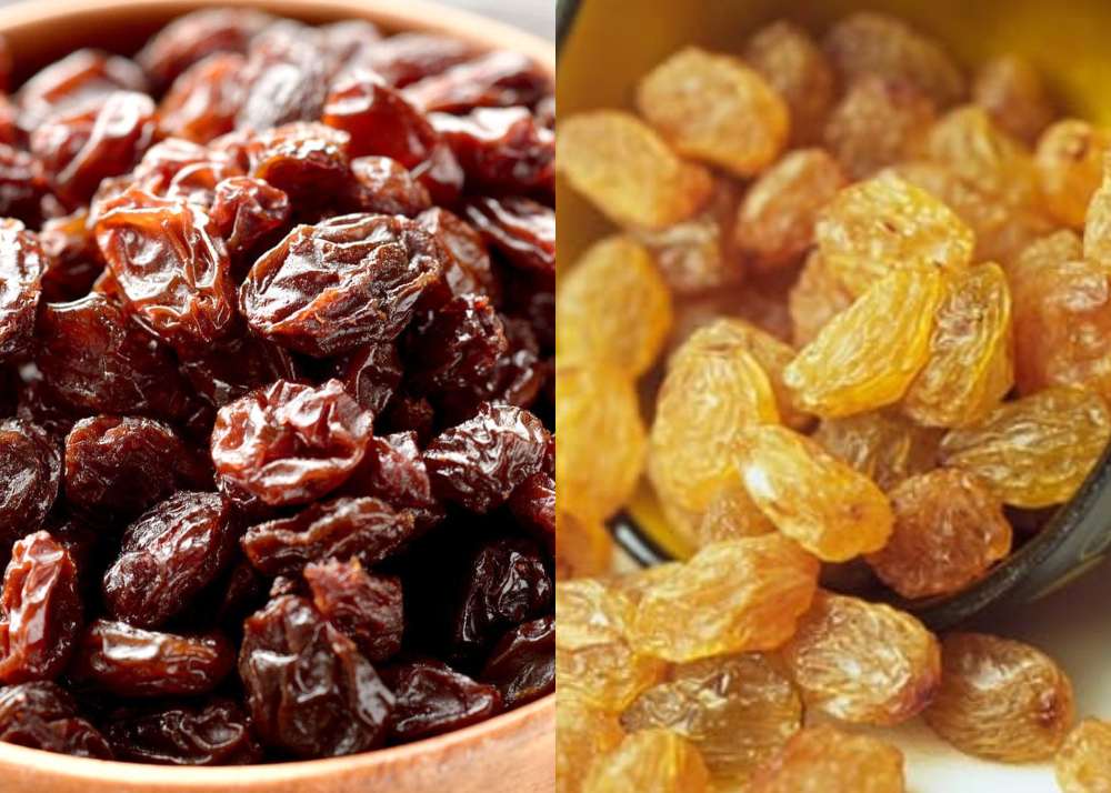 raisins vs sultanas