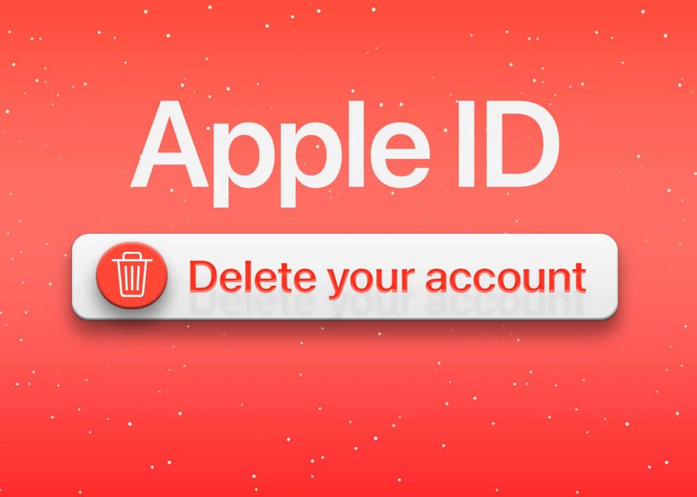 delete apple id account 