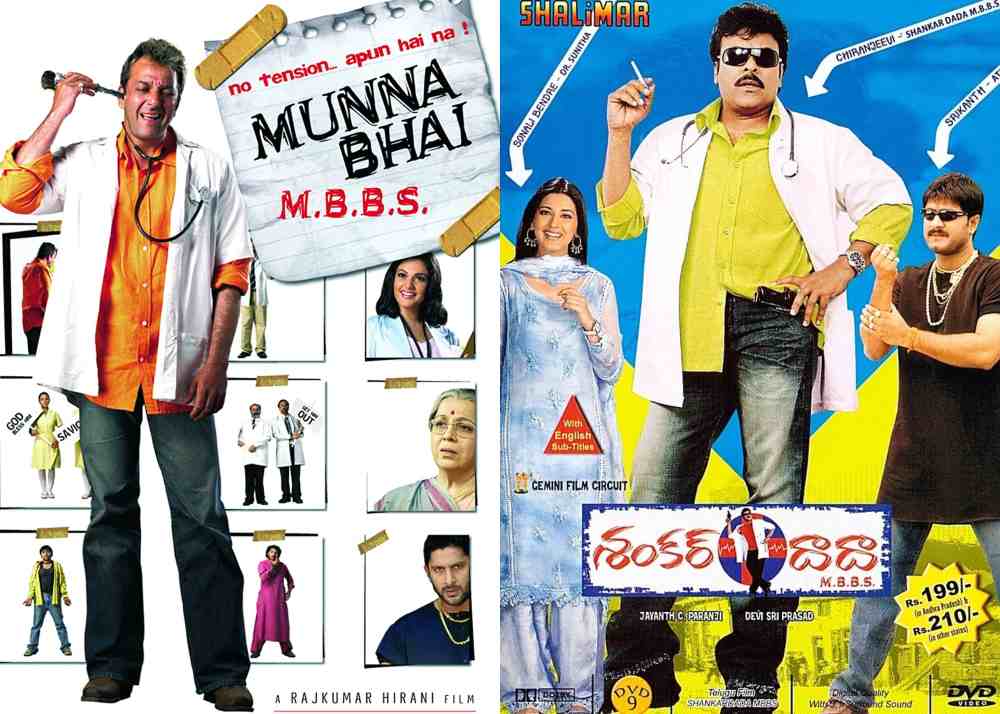 bollywood films remade in south