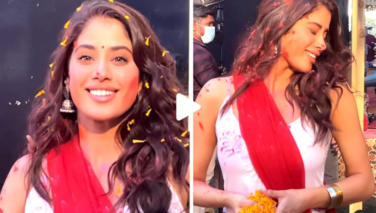 Janhvi Kapoor Can't Hold Excitement for Holi! Here's a Video