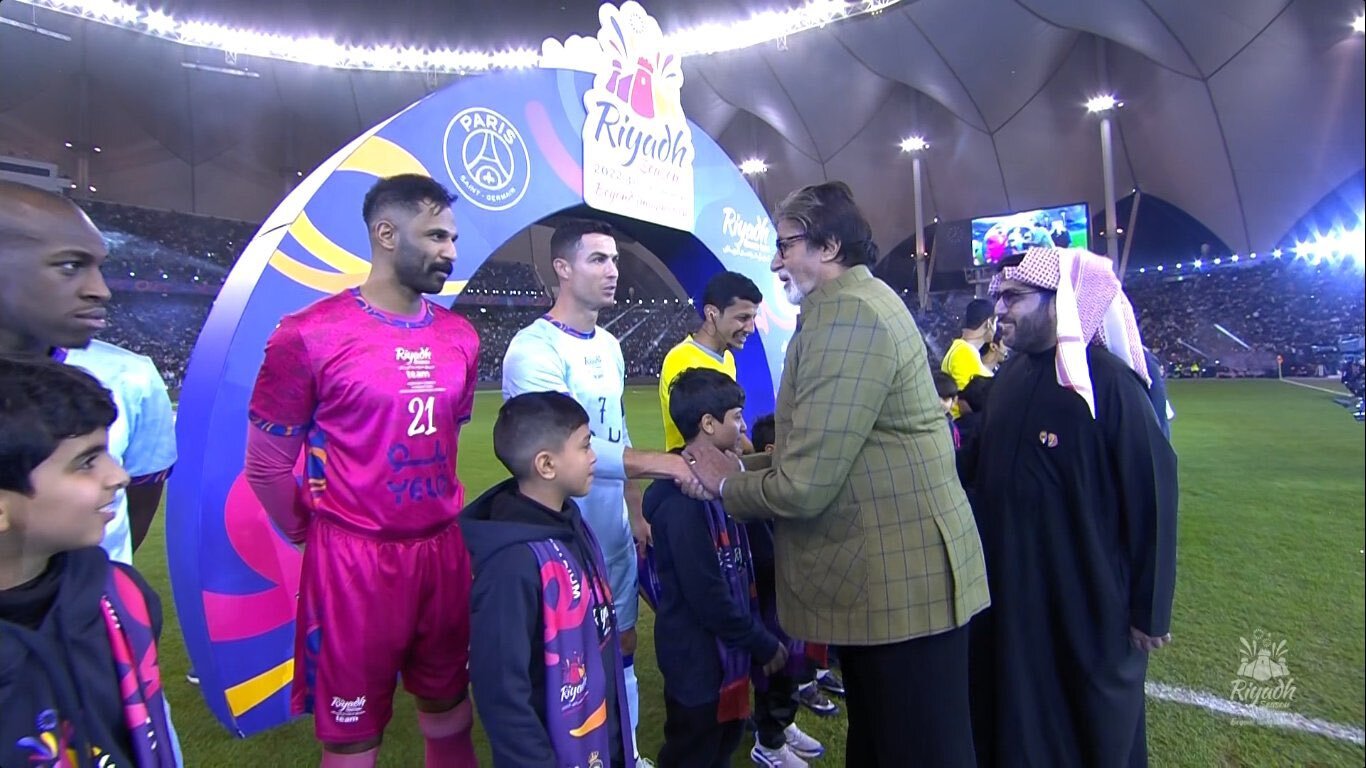 Amitabh Bachchan, Cristiano Ronaldo, Lionel Messi, PSG vs Saudi