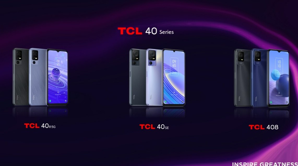 TCL 40 Series, TCL 40r 5G , TCL 40 SE, TCL Book 14 Go, TCL NxtPaper 12 Pro