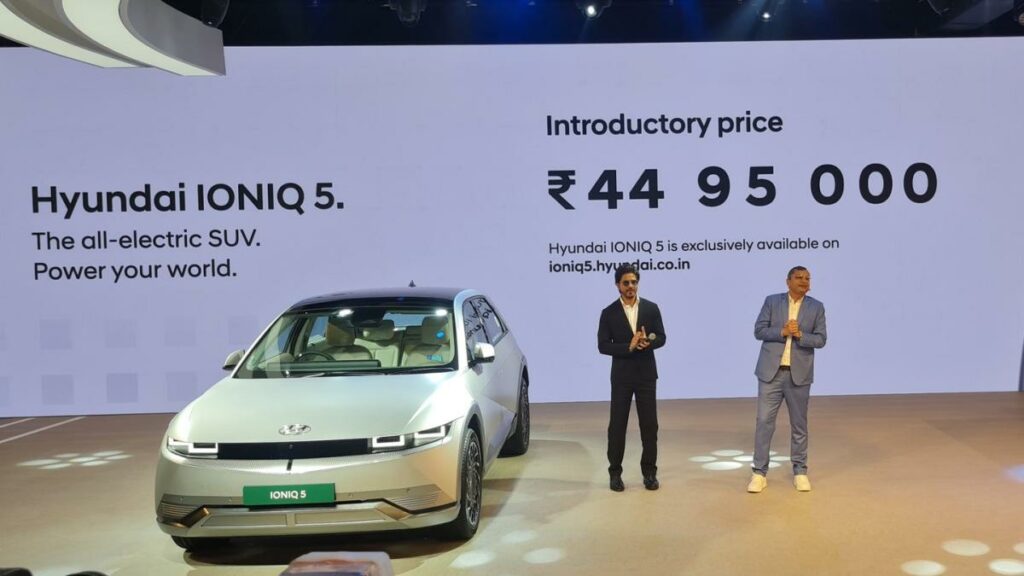 Shahrukh Khan launches Hyundai EV Ioniq-5