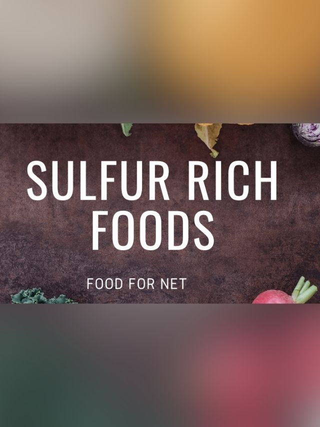 Sulphur-Rich Foods to Include in Your Diet