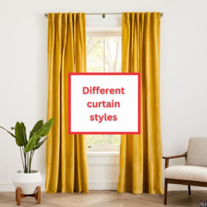 different curtain styles