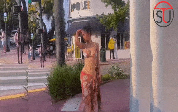 Mouni Roy Raises Temperature in Miami Street! Watch Video