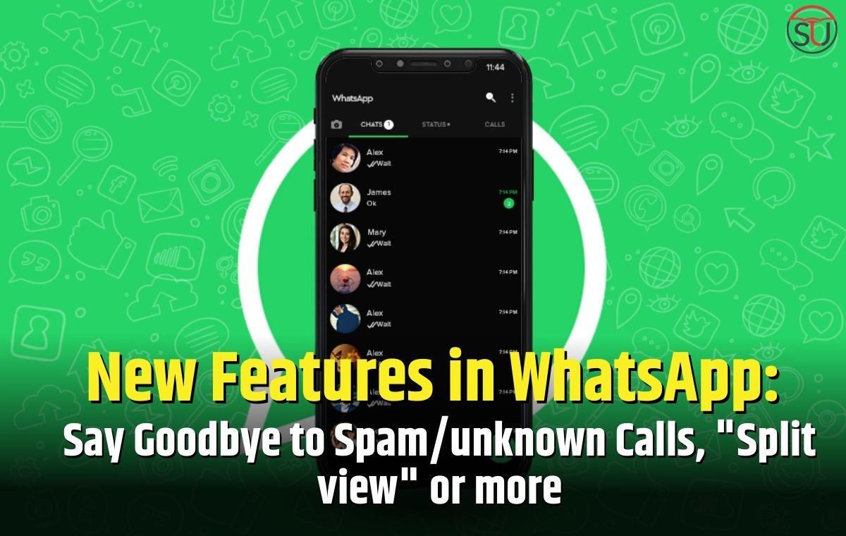 WhatsApp new feature mute spam calls or unknown calls, tablet split view and f