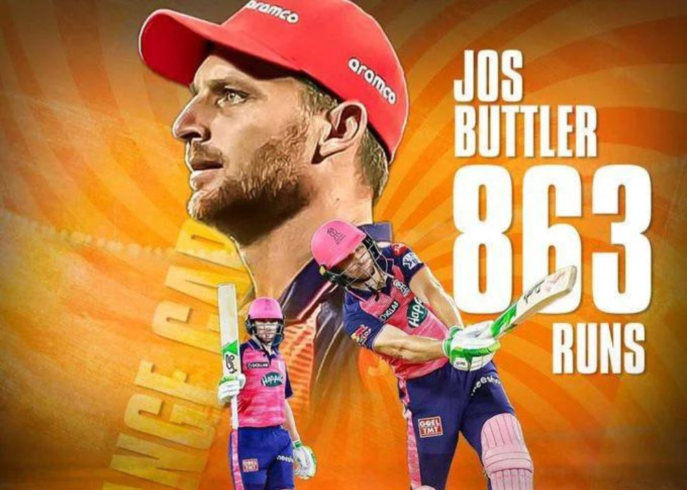 Orange cap in IPL 2022- Jos Buttler