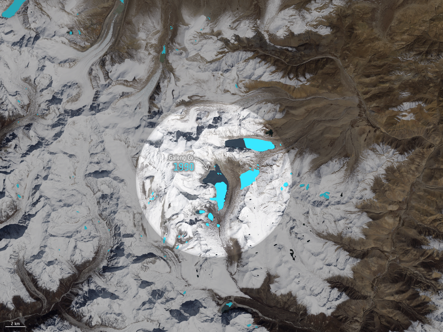 Himalayan Glaciers are losing their Ice