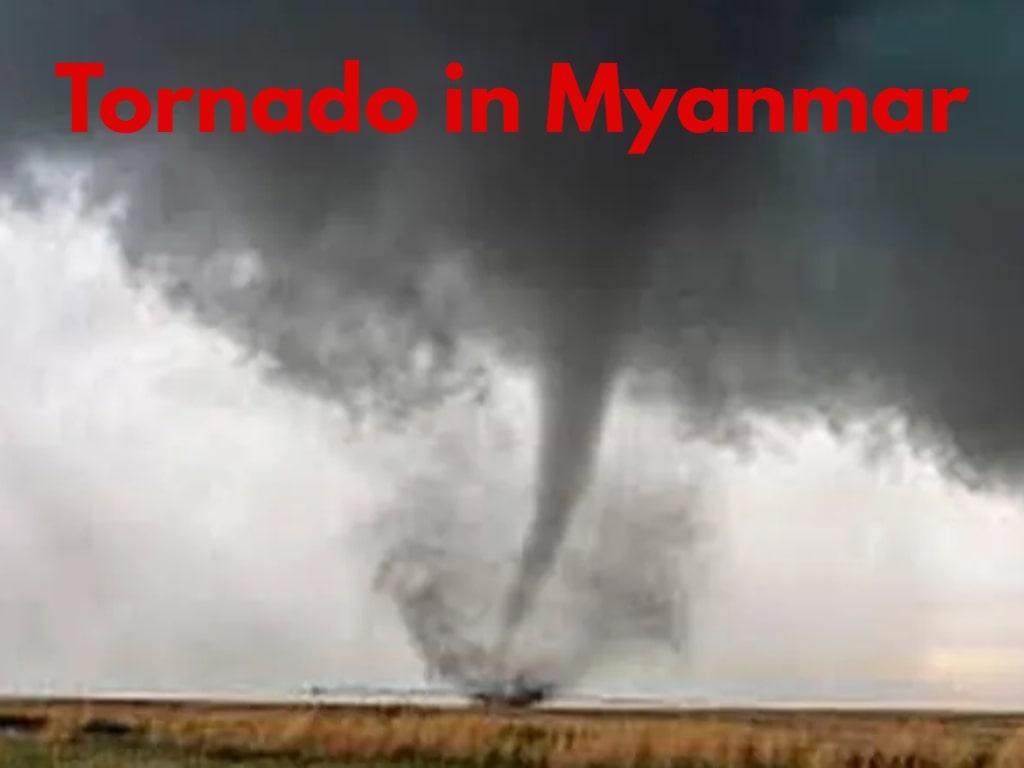 Tornado in Myanmar