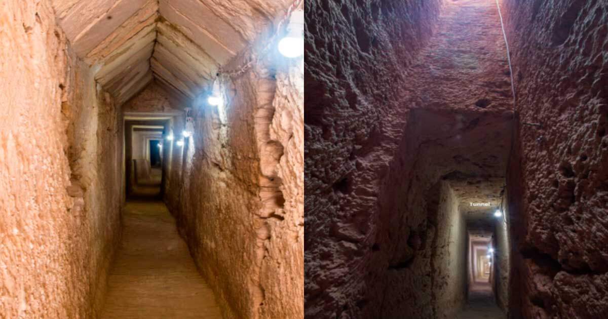 Ancient Tunnel found in the Ancient City of Taposiris Magna