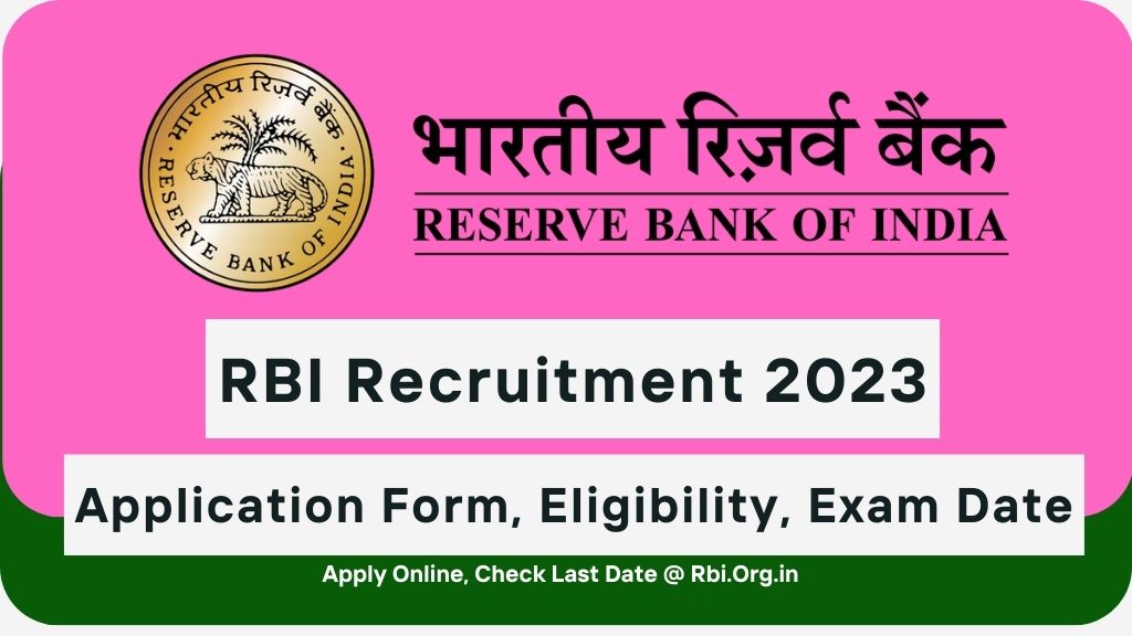 RBI Recruitment 2023 Notification Released