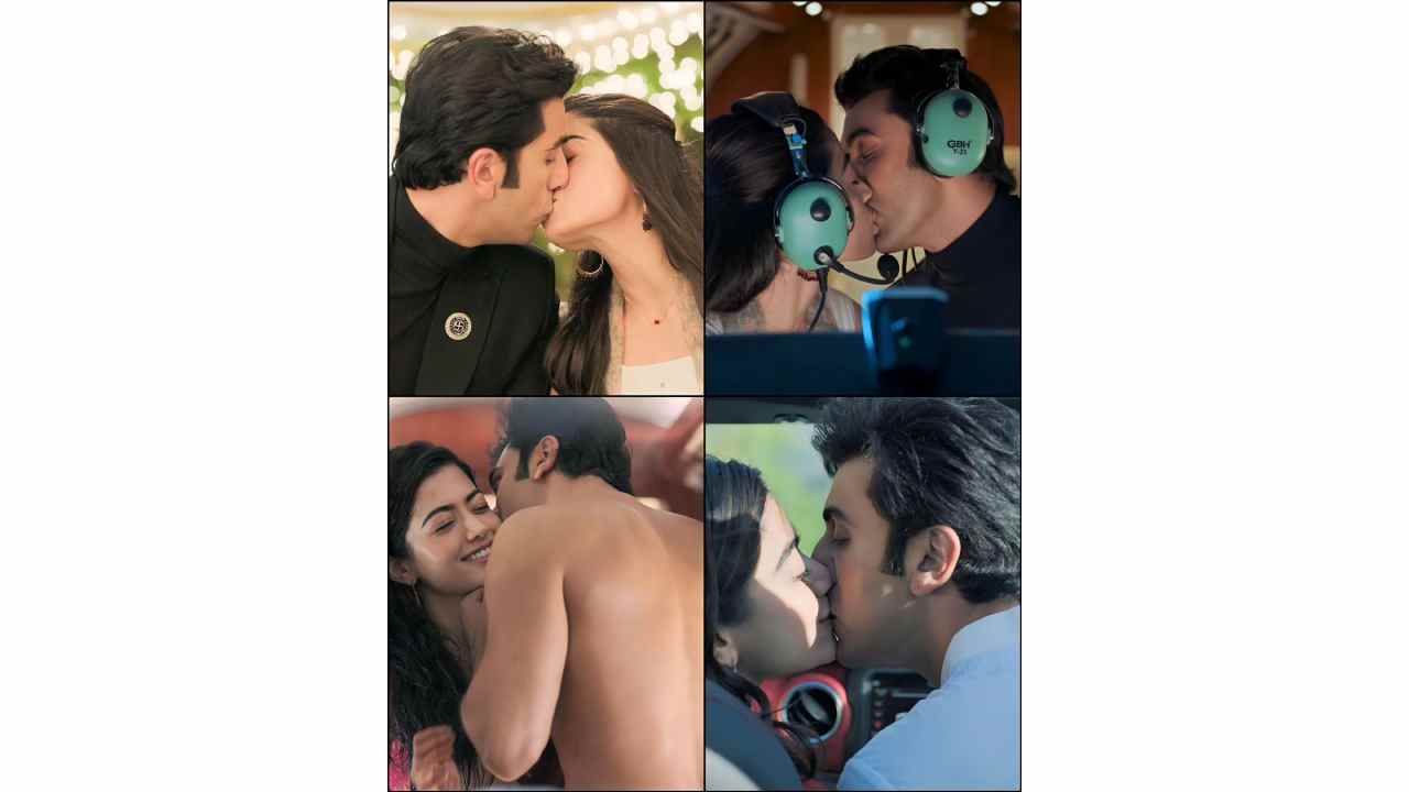 Bollywood: Rashmika Mandana's Kissing Poster with Ranbir Kapoor Sparks Controversy on Social Media