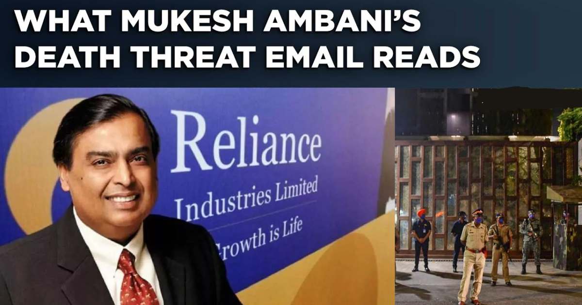Mukesh Ambani death threat