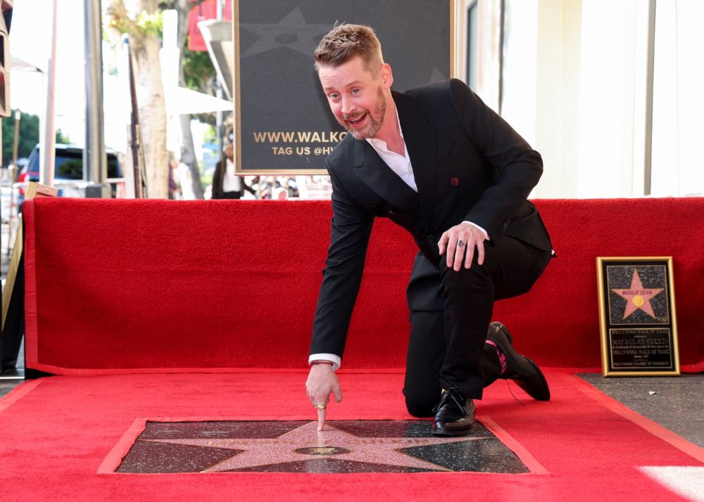 macaulay culkin got his Hollywood Walk of Fame Star
