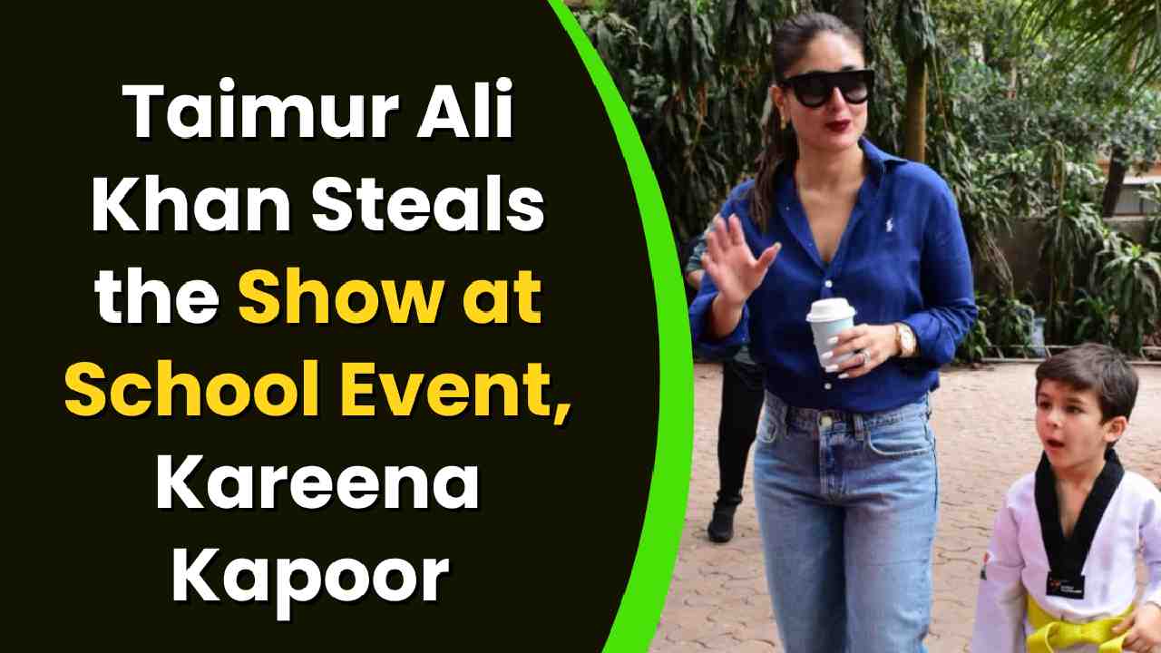 Taimur Ali Khan Steals the Show at School Event, Kareena Kapoor and Karan Johar Cheer Loud