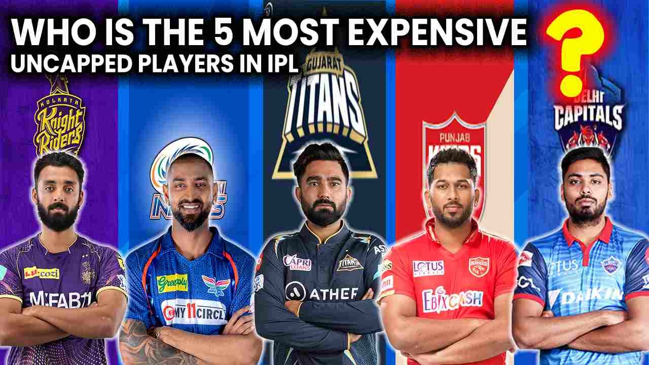 Top 5 Most Expensive Uncapped Players in IPL Auction History