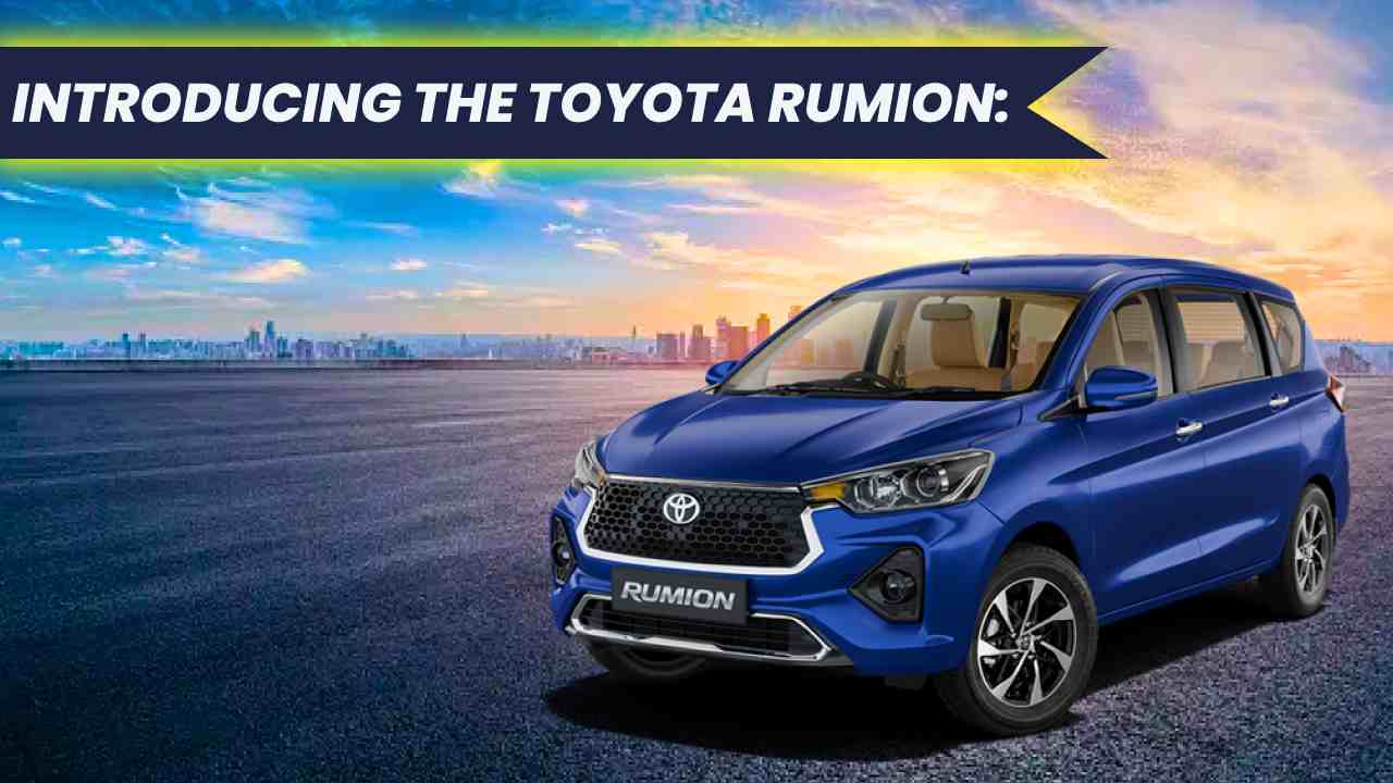 Introducing the Toyota Rumion
