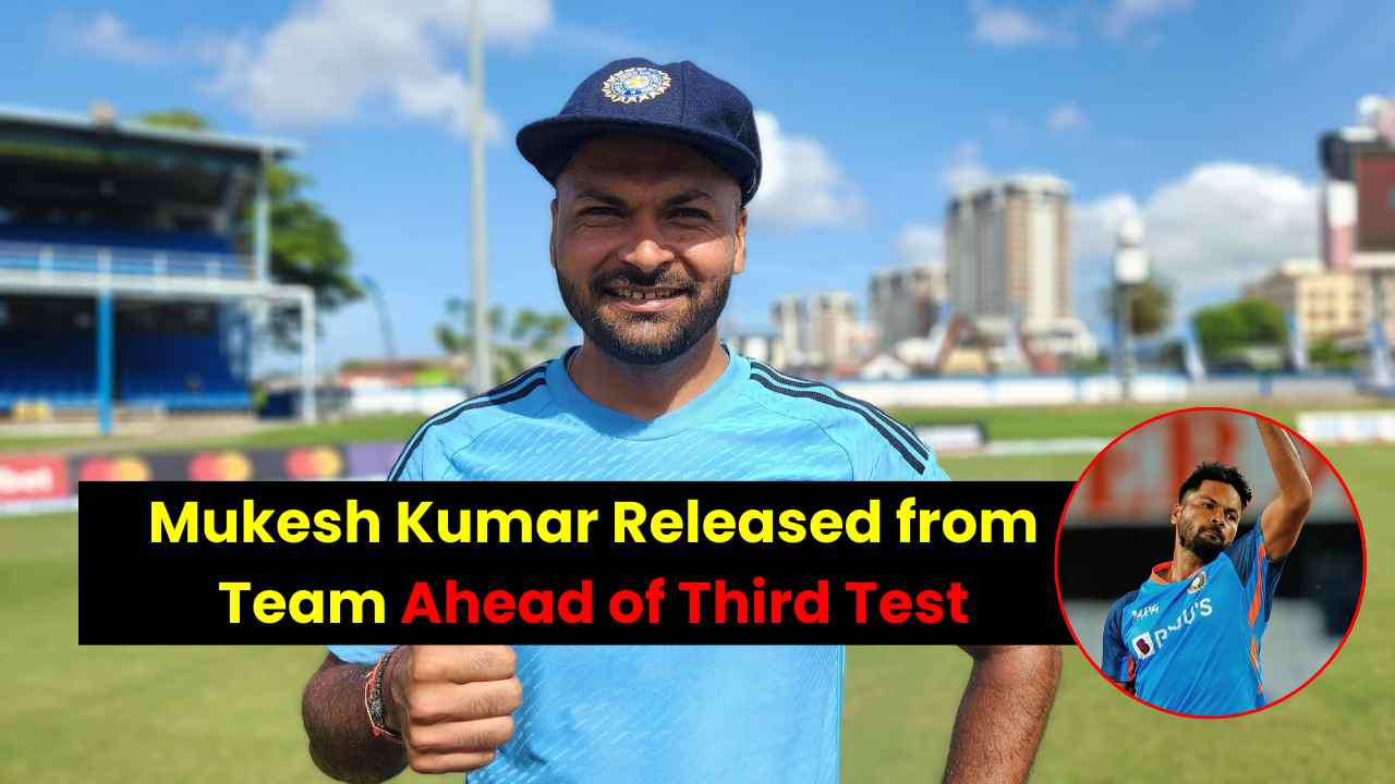 Indian Bowler Mukesh Kumar Released from Team Ahead of Third Test