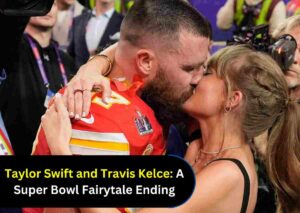As the Kansas City Chiefs clinched the Super Bowl victory in overtime, fans witnessed a fairytale moment on the field – a kiss between Taylor Swift