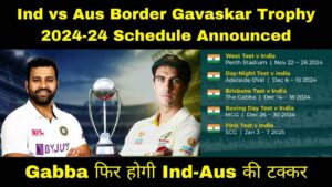 India's tour of Australia 2024-25 will begin on