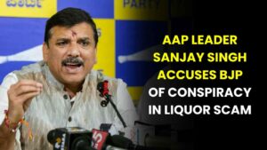 AAP leader Sanjay Singh accuses BJP of conspiracy in liquor scam