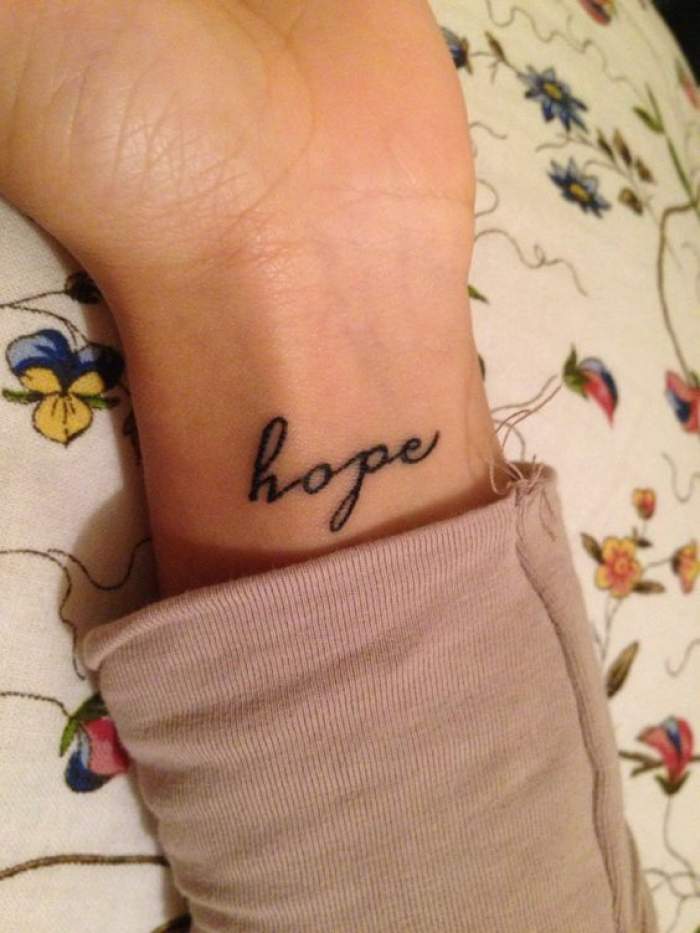 hope tattoo